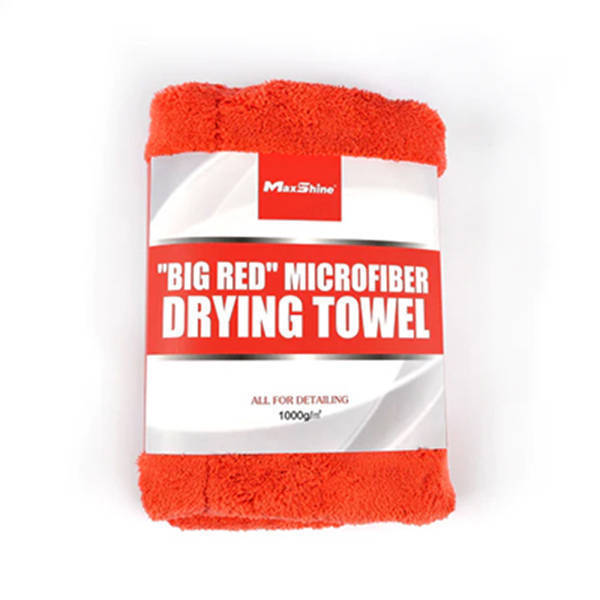 Big-Red-Microfiber-Drying-Towel-20x28-50x70cm-1000GSM-ibuy.mu