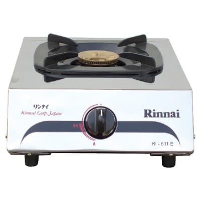  Rinnai Gas Cooker Single Burner Top plate stainless steel 