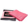 WAX-Removal-Microfiber-Towel-Seamless-350gsm-16x16-40x40cm-Red-Grey-ibuy.mu